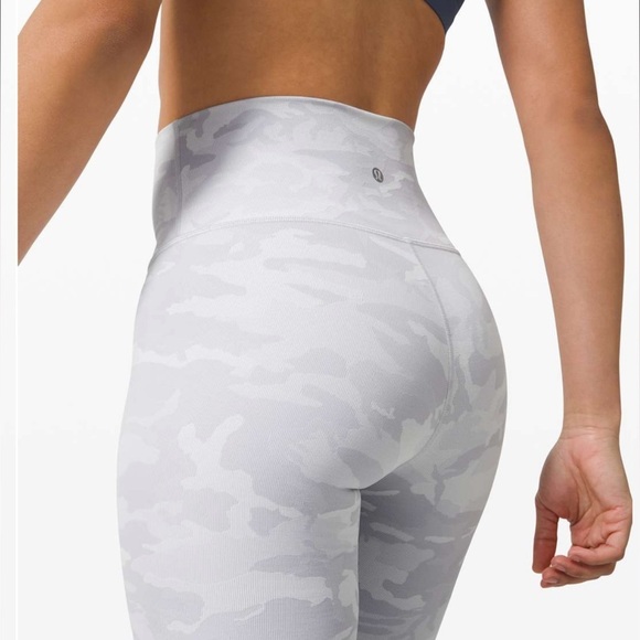 Lululemon Wunder Under High-Rise Tight 28" Incognito‎ Camo Jacquard Alpine White - Picture 5 of 13